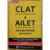Professional Books CLAT & AILET Solved Papers (2012-2021)